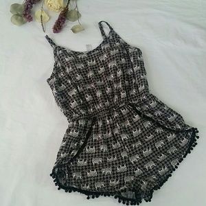 Beautees| Elephant Print|Boho|Romper